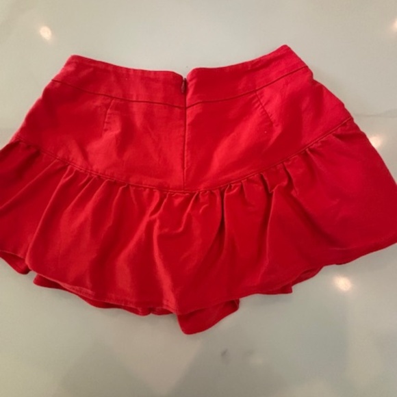 Girls AC Rendon Red Skort Size 12 - Picture 3 of 3